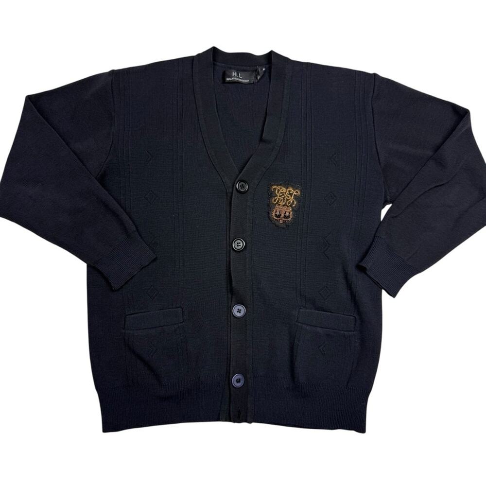 Black Cardigan Sweater